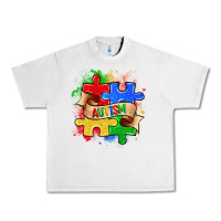 Lunar Rock autism puzzle pieces Urban Heavy Tee - Zillion Design Studio