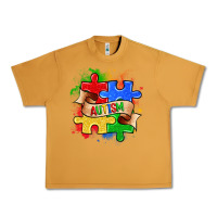 Peanut Butter autism puzzle pieces Urban Heavy Tee - Zillion Design Studio