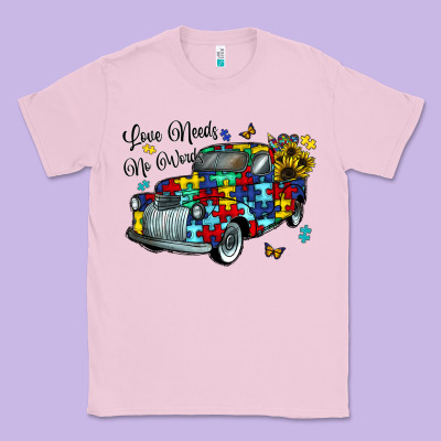 Love Needs No Words Classic Tee Designed By Cowhidedigitalart