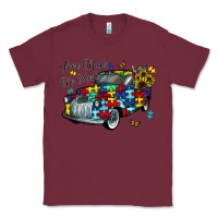 Burgundy love needs no words Classic Tee - CowhideDigitalArt