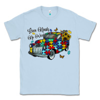 Dusty Blue love needs no words Classic Tee - CowhideDigitalArt