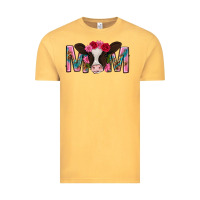 Vintage Mustard mom with cow mothers day Vintage Tee - texasbilliewilder