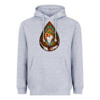 Heather Grey aztec bullskull teardrop earrings Heavyweight Hoodie - Jasminsmagicworld