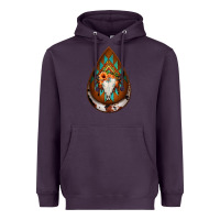 Plum aztec bullskull teardrop earrings Heavyweight Hoodie - Jasminsmagicworld
