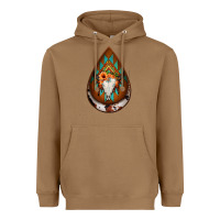 Toasted Coconut aztec bullskull teardrop earrings Heavyweight Hoodie - Jasminsmagicworld