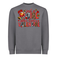 Storm just a girl who loves valentine Heavyweight Sweatshirt - texasbilliewilder