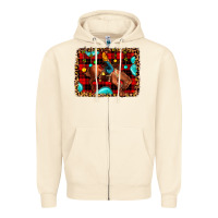 Sandshell Christmas rodeo cowboy Zipper Hoodie - JahusDesignShop