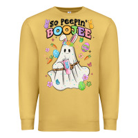 Antique Gold so peepin boujee Premium Sweatshirt - MaliasSmallBusiness