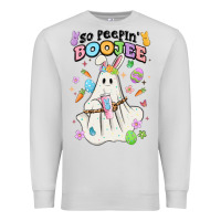 Dove Grey so peepin boujee Premium Sweatshirt - MaliasSmallBusiness
