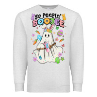 Oatmeal Heather so peepin boujee Premium Sweatshirt - MaliasSmallBusiness