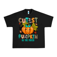 Black Cutest Pumpkin In The Patch Urban Heavy Tee - texasbilliewilder