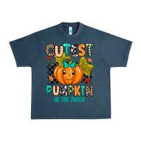 Midnight Navy Cutest Pumpkin In The Patch Urban Heavy Tee - texasbilliewilder