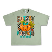 Oil Green Cutest Pumpkin In The Patch Urban Heavy Tee - texasbilliewilder