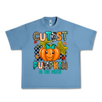 Pebble Blue Cutest Pumpkin In The Patch Urban Heavy Tee - texasbilliewilder