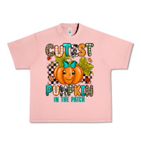 Salmon Cutest Pumpkin In The Patch Urban Heavy Tee - texasbilliewilder