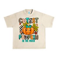 Sandshell Cutest Pumpkin In The Patch Urban Heavy Tee - texasbilliewilder