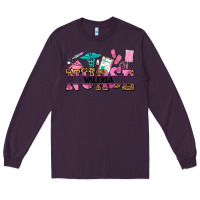 Plum nurse custom name Long Sleeve Tee - AdoDesignShop