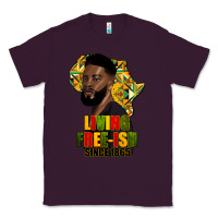 Plum juneteenth living freeish since 1865 Classic Tee - HRA Design Shop