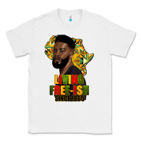 White juneteenth living freeish since 1865 Classic Tee - HRA Design Shop