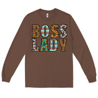 Chestnut western boss lady Long Sleeve Tee - HRA Design Shop