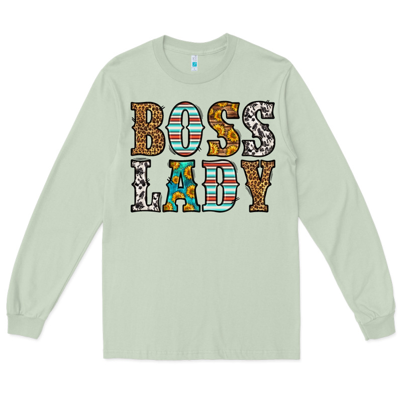 Western Boss Lady Long Sleeve Tee by HRA Design Shop | Teevron