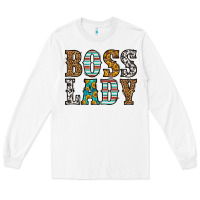 White western boss lady Long Sleeve Tee - HRA Design Shop