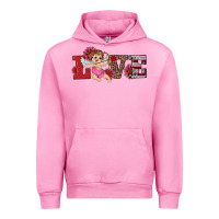 Fuchsia Pink valentine's day cupid sunflowers love Urban Hoodie - RanaPortraitStore