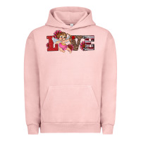 Pigment Salmon valentine's day cupid sunflowers love Urban Hoodie - RanaPortraitStore