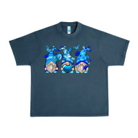 Midnight Navy autism gnomes Urban Heavy Tee - Zillion Design Studio