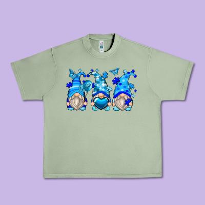 Autism Gnomes Urban Heavy Tee Designed By Zillion Design Studio