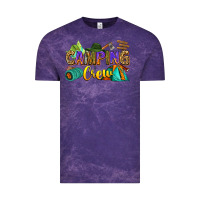 Cloud Purple camping crew Vintage Tee - Zillion Design Studio