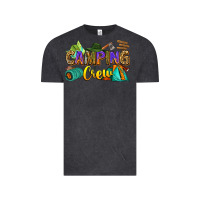 Vintage Black camping crew Vintage Tee - Zillion Design Studio