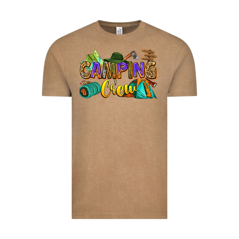 Camping Crew Vintage Tee by Zillion Design Studio | Teevron