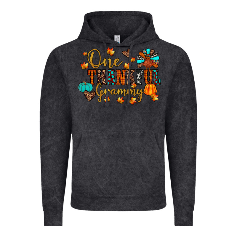 One Thankful Grammy Vintage Hoodie by JahusDesignShop | Teevron