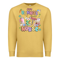 Antique Gold every favorite bunnys nurse Premium Sweatshirt - MaliasSmallBusiness