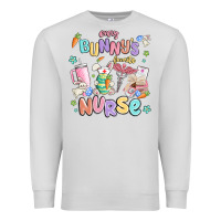 Dove Grey every favorite bunnys nurse Premium Sweatshirt - MaliasSmallBusiness