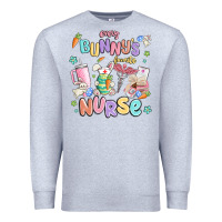Heather Grey every favorite bunnys nurse Premium Sweatshirt - MaliasSmallBusiness