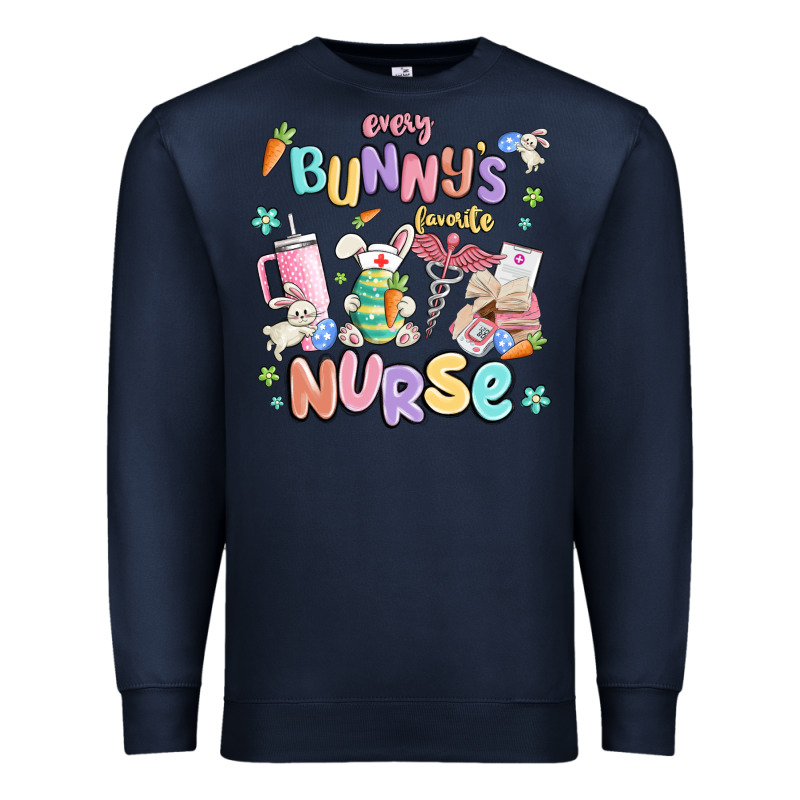 Every Favorite Bunnys Nurse Premium Sweatshirt by MaliasSmallBusiness | Teevron