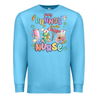 Ocean Blue every favorite bunnys nurse Premium Sweatshirt - MaliasSmallBusiness