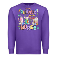 Purple every favorite bunnys nurse Premium Sweatshirt - MaliasSmallBusiness