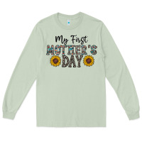 Matcha my first mother's day Long Sleeve Tee - CowhideDigitalArt