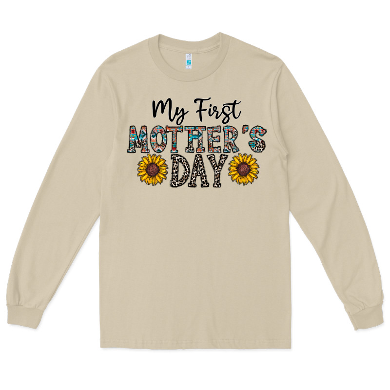 My First Mother's Day Long Sleeve Tee by CowhideDigitalArt | Teevron