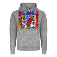 Cloud Rock puerto rico hearts Vintage Hoodie - Zillion Design Studio