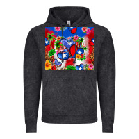 Vintage Arctic puerto rico hearts Vintage Hoodie - Zillion Design Studio