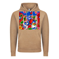 Vintage Coffee puerto rico hearts Vintage Hoodie - Zillion Design Studio