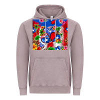 Vintage Zinc puerto rico hearts Vintage Hoodie - Zillion Design Studio