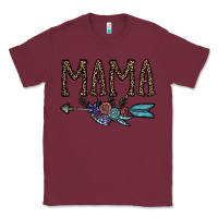 Burgundy mama Classic Tee - CowhideDigitalArt