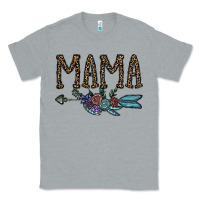 Heather Grey mama Classic Tee - CowhideDigitalArt