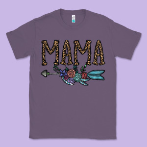 Mama Classic Tee Designed By Cowhidedigitalart