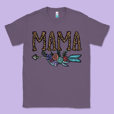Mama Classic Tee Designed By Cowhidedigitalart